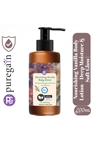 PUREGAIN Nourishing Vanilla Body Lotion ( Vücüt Losyon ) – Deep Moisture & So...