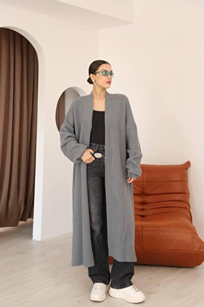 LB Laluna Butik Women's Fuzzy Soft Long Knit Cardigan