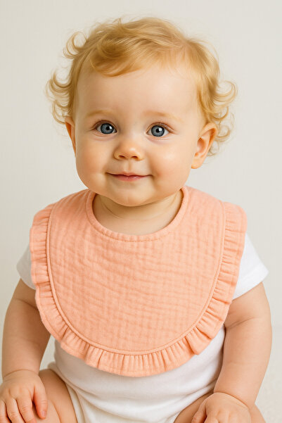 Baharda Nova 100% Cotton Muslin Baby Girl Bib Neck Collar