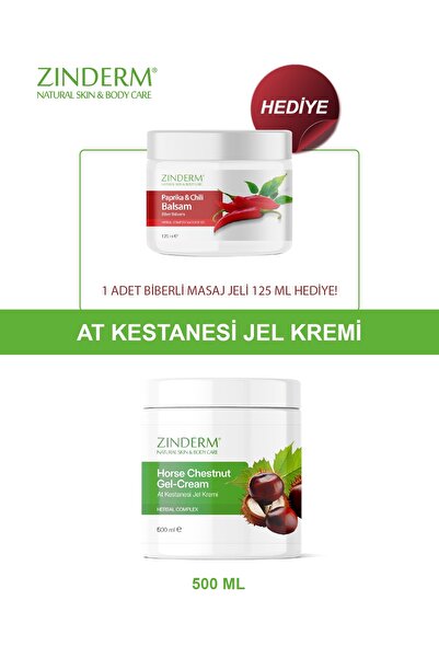 zinderm At Kestanesi Jeli, Masaj Kremi 500 ml