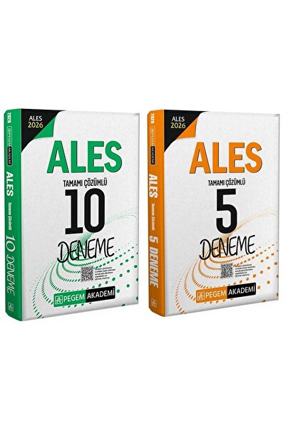 Pegem Akademi Yayıncılık Pegem 2026 ALES 10+5 Deneme 2 li Set Pegem Akademi Y...