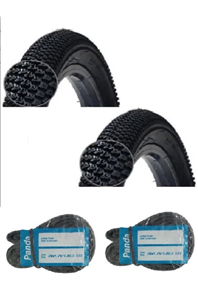 RFL 20 Jant 20x2.10 D2098 Bisiklet Dış Lastiği X 2 Adet + Panda İç Lastik Seti