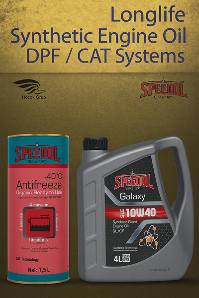 Speedol 10w40 Motor Yağı 4 LT Ve 1.5 LT Kullanıma hazır -40 Organik Antifriz