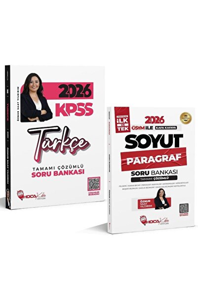 Genel Markalar Hoca Kafası 2026 KPSS Türkçe + Paragraf Soyut Soru Bankası 2 l...