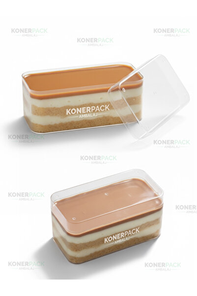 KONERPACK Tiramisu Cup Nida 270 Cc - 12 Pieces with Lid