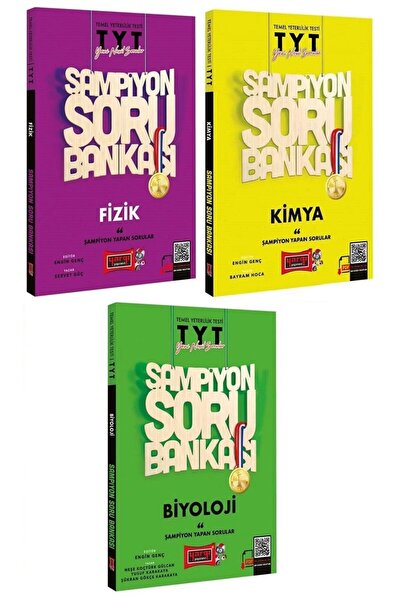Yargı Yayınları SÜPER FİYAT - Yargı YKS TYT Fizik+Kimya+Biyoloji Şampiyon Sor...