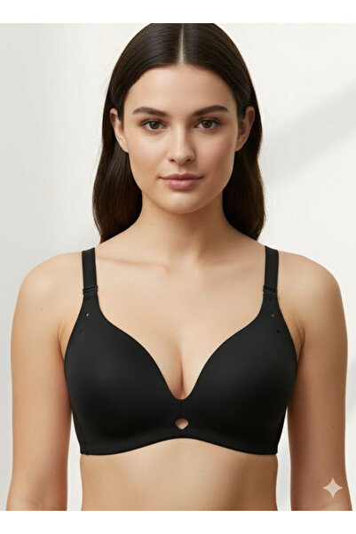 Sortie Lazer Kesim Sütyen – Ten & Siyah Renk – 75 80 85 90 Beden B cup