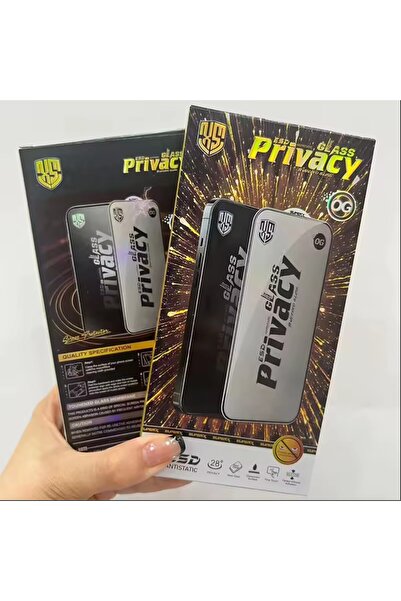 Flippy Privacy Tempered Glass Screen Protector for iPhone 17, 0.30 mm, Black Edges