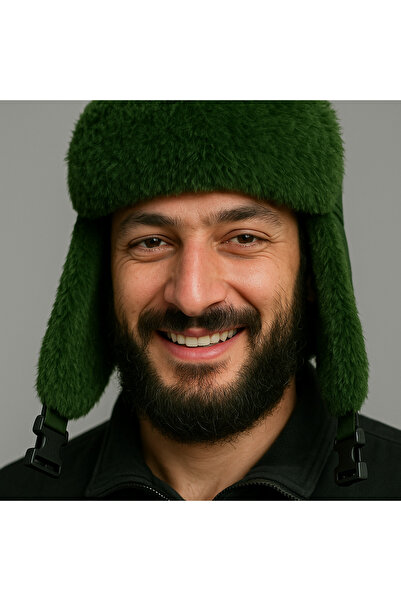 kuru Pălărie de pilot din pluș cu blană Sunni