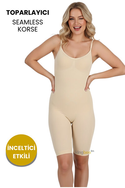 King Bee Full Length Strengthening Corset for Women - Firming for Belly, Base...