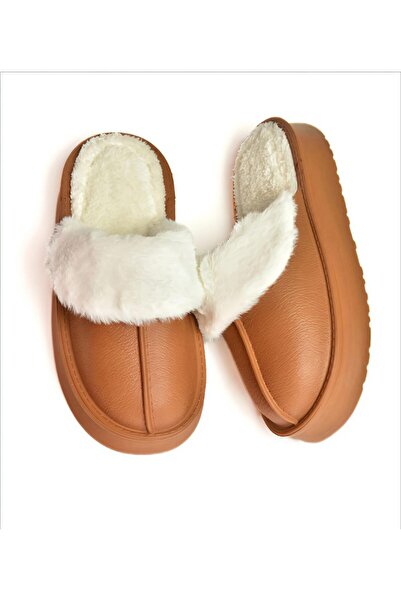 green norths Papuci de casă Eva pentru femei, cu blană în interior și exterior