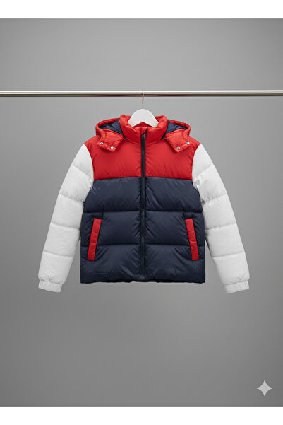 YusGos Unisex Girls/Boys Waterproof and Windproof Puffer Jacket with Hooded Zippered Pockets (Ages 3-15)