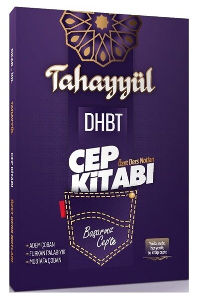 Tahayyül Yayınları Tahayyül DHBT Cep Kitabı Özet Ders Notları - Mustafa Çoban...