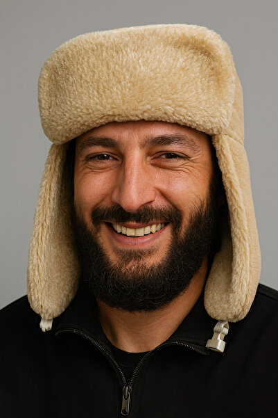 kuru قبعة طيار من القطيفة الصناعية