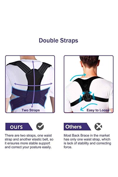 Arabest Back Brace Posture Corrector for Men and Women, Pain Relief for Back, Adjustable and Comfortable