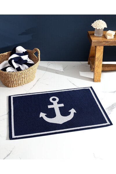Madame Coco Anchor Fußhandtuch - Marineblau - 50x80 cm