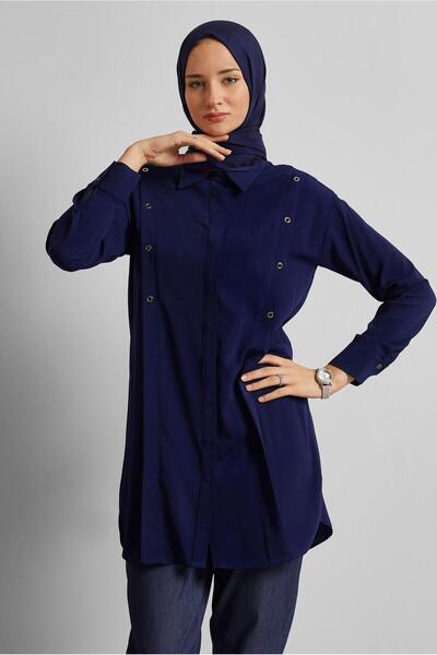 Alvina Shirt Collar Tunic 45328