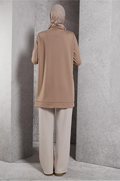 Alvina 45110 Model Patterned Tracksuit Tunic