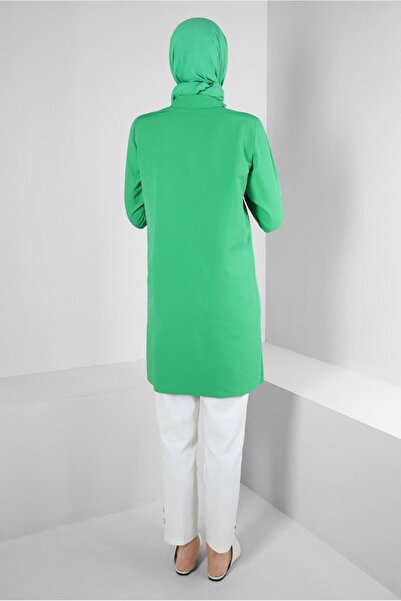 Alvina Plaid POCKET DETAILED SHIRT TUNIC 43646