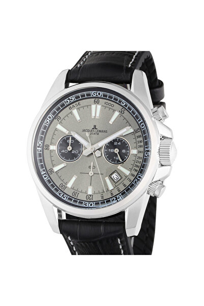 Jacques Lemans Ανδρικό ρολόι Jacques Lemans 1-2117Q, Quartz, 44mm, 20ATM