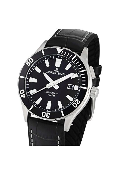 Jacques Lemans Ανδρικό ρολόι Jacques Lemans 1-2131A, Quartz, 43mm, 10ATM
