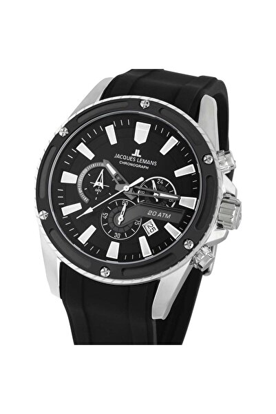 Jacques Lemans Ανδρικό Ρολόι 1-2141A, Quartz, 48mm, 20ATM
