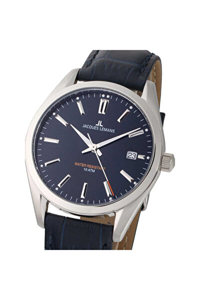 Jacques Lemans Ανδρικό Ρολόι Jacques Lemans 1-1859C, Quartz, 42mm, 10ATM