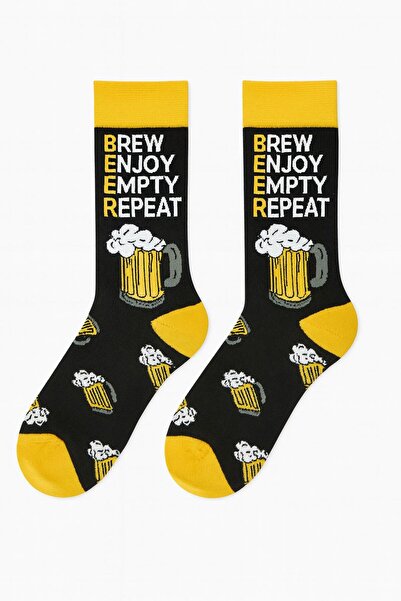 Socks Stations Men's 6-Piece Potato Patterned Colorful Socks Special Box