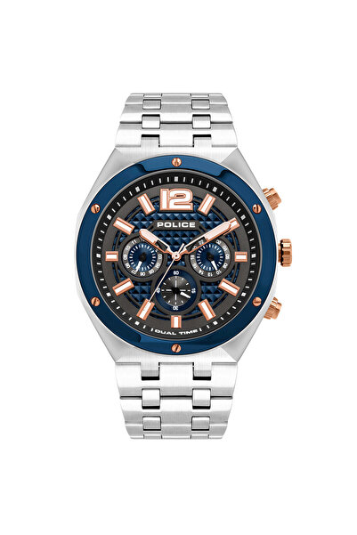 Police Ceas bărbătesc PL15995JSTBL.61M, cuarț, 48mm, 10ATM