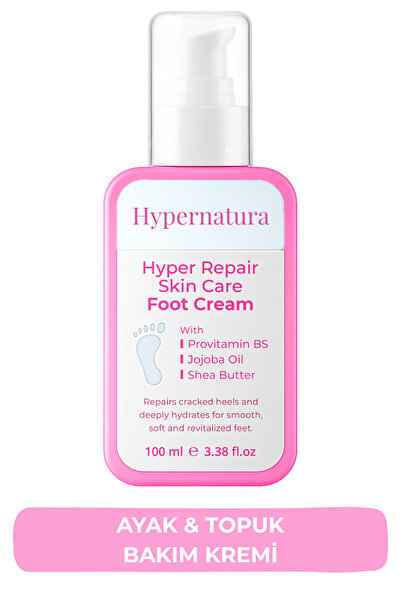 Hypernatura Topuk Çatlak Ve Ayak Bakım Kremi – Provitamin B5 & Jojoba Yağı