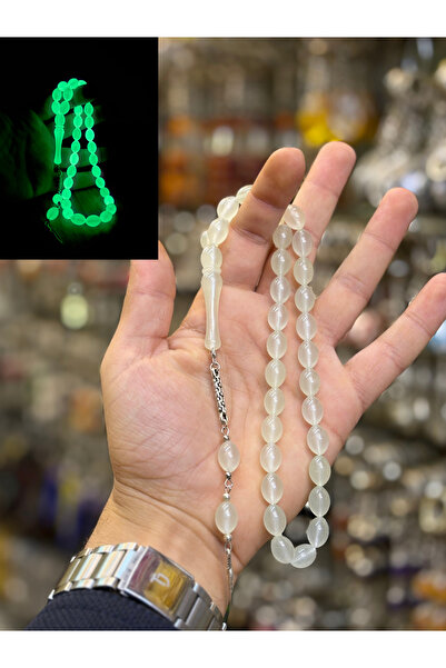 tesbihad İri Habbeli Fosforlu Kedi Gözü Tesbih