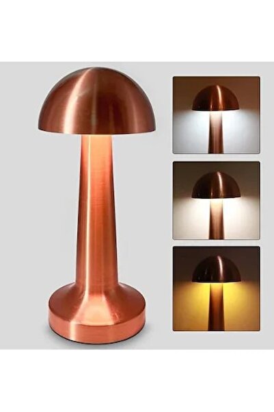 Cata Bakır Renk Dokunmatik Şarjlı Led Masa Lambası CT-8430