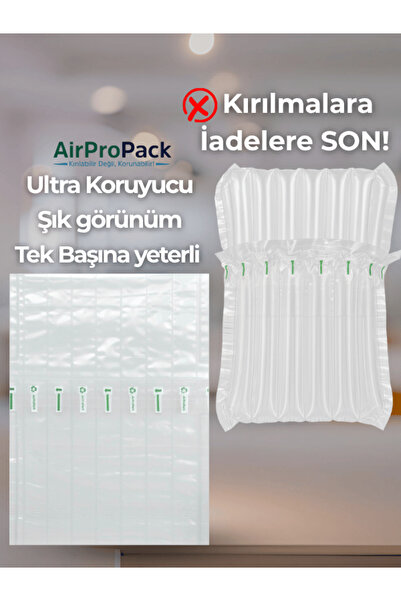 Airpropack 27x30 cm 10 adet Havalı Kargo Poşeti Airbag/Airbed/Airpack Ambalaj (20'li 50'li 100'lü seçenekler)