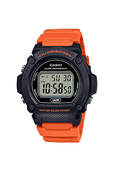 Casio Mens Watch W-219H-4AVEF, Quartz, 47mm, 5ATM