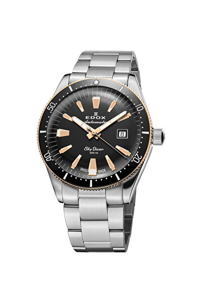 Edox Mens Watch Edox 80126-357RNM-NIRB, Automatic, 42mm, 30ATM