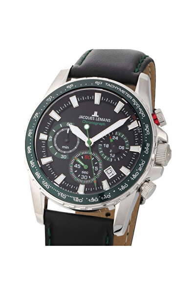 Jacques Lemans Ανδρικό Ρολόι Jacques Lemans 1-2099C, Quartz, 42mm, 10ATM