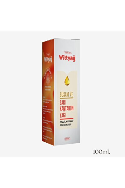 DR HADI Wittyağ Bitkisel Masaj Yağı | Sarı Kantaron / Ginseng & Zencefil Ekst...