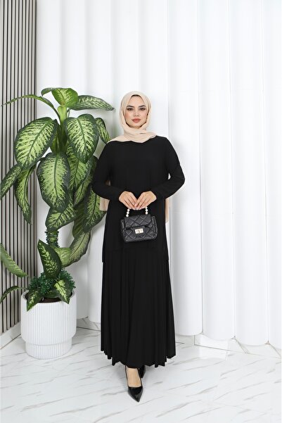 NİSUM MODA Eteği Piliseli Sandy Takım