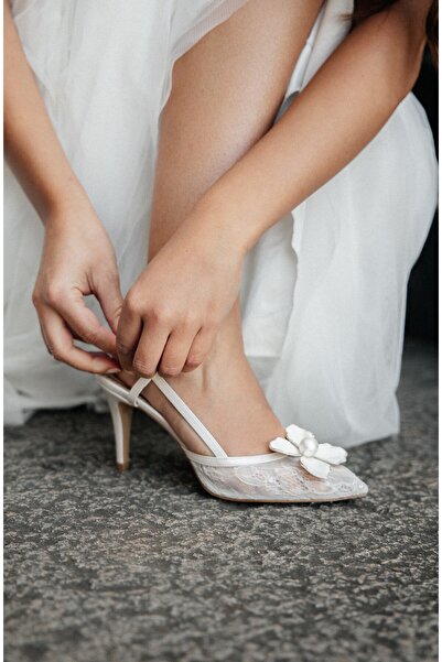 MARCATELLI Sedef Maria Topuklu Gelin Ayakkabısı