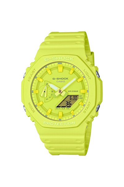 Casio Mens Watch GA-2100-9A9ER, Quartz, 45mm, 20ATM