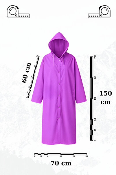 Penthouse Αδιάβροχο για ενήλικες από ύφασμα Unisex Eva Lavender Purple, ανθεκτικό στο νερό και τον αέρα