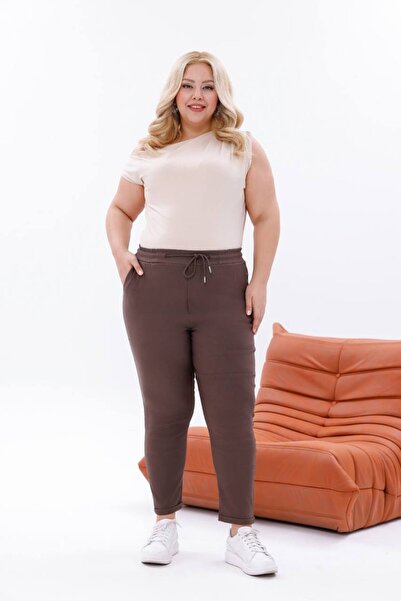 Double.Tt Women's Double-Lettered Full-Lycra Ankle-Length Extra Comfortable High-Level Plus Size Pants