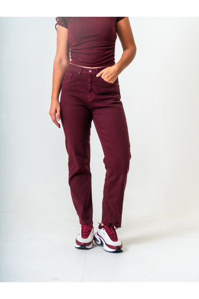 SHUR BOUTİQUE Yüksek Bel Boyfit Jean - ZR