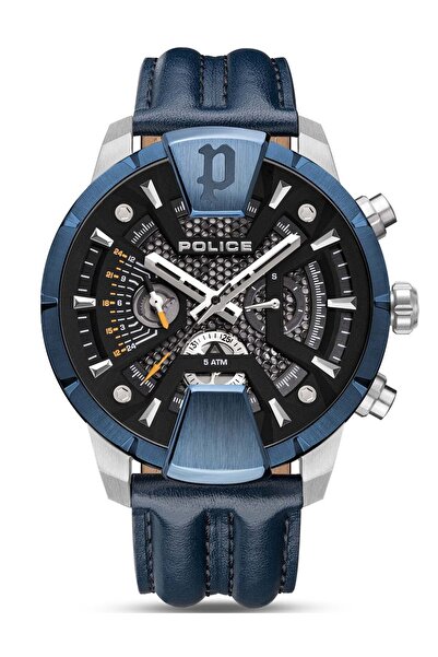 Police Ανδρικό Ρολόι Police PEWJF2203709, Quartz, 48mm, 5ATM