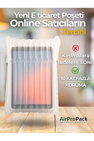 Airpropack 33x33 cm 50 adet Sütunlu Koruyucu Havalı Kargo Poşeti Airbag/Airbe...