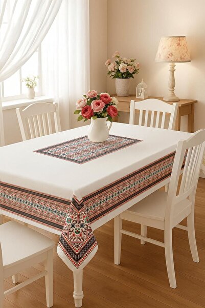 Cardea Home Collection Motif desen masa örtüsü