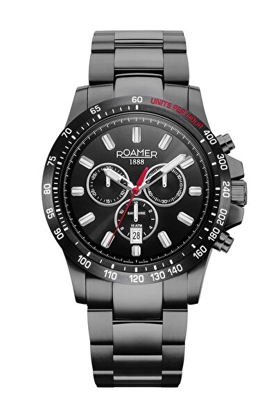 Roamer Mens Watch 861837 44 55 20, Quartz, 45mm, 10ATM