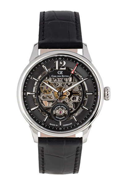 Carl Von Zeyten Ceas barbatesc Carl Von Zeyten CVZ0080BKS, automat, 43 mm, 5ATM