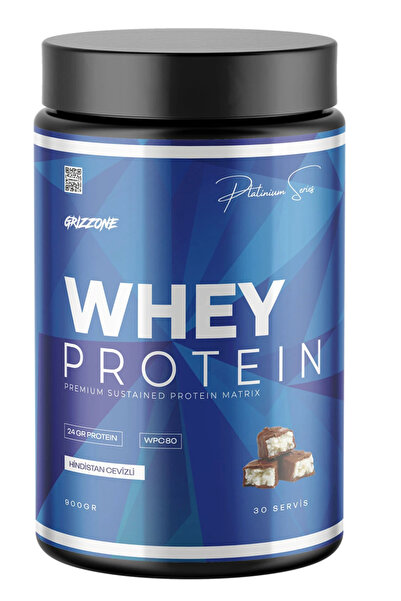 GRIZZONE WHEY PROTEIN PRO WPC80 900 GR 30 SERVIS HİNDİSTAN CEVİZİ AROMALI