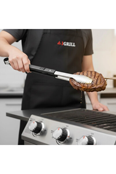IGRILL Barbekü Mangal Paslanmaz Et Maşası (52cm) - ProTongs